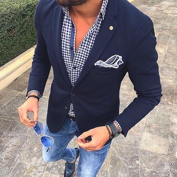 Macho Moda Blog de Moda Masculina BLAZER com CAL A JEANS Como
